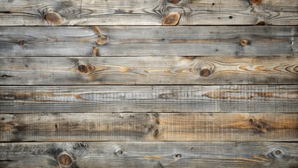 Weathered Wooden Plank Surface with Knots and Grain Patterns