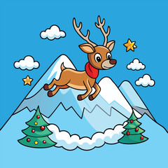 Santa Claus and Reindeer Adventures: Magical Christmas Illustrations for All Ages