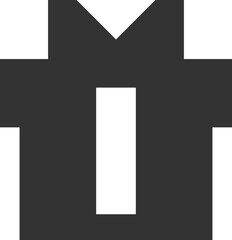 Minimalistic Gift Box Icon