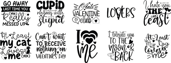 Valentines svg bundle. valentines day svg design