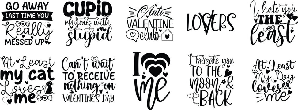 Valentines svg bundle. valentines day svg design
