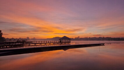 sunrise over the river © maciek