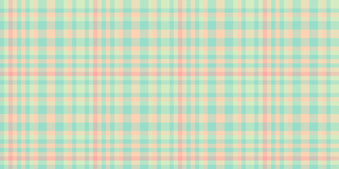 Content plaid fabric seamless, string pattern check tartan. Discount texture background textile vector in light and teal colors.
