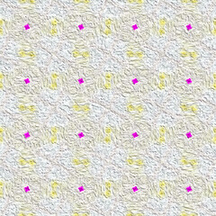 Neutral pastel background with bright pink star accents, seamlessly patterned for an artistic and balanced background design