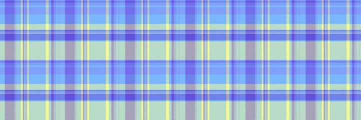 Famous background fabric textile, multi vector texture check. Fibrous pattern plaid seamless tartan in blue and lime colors.