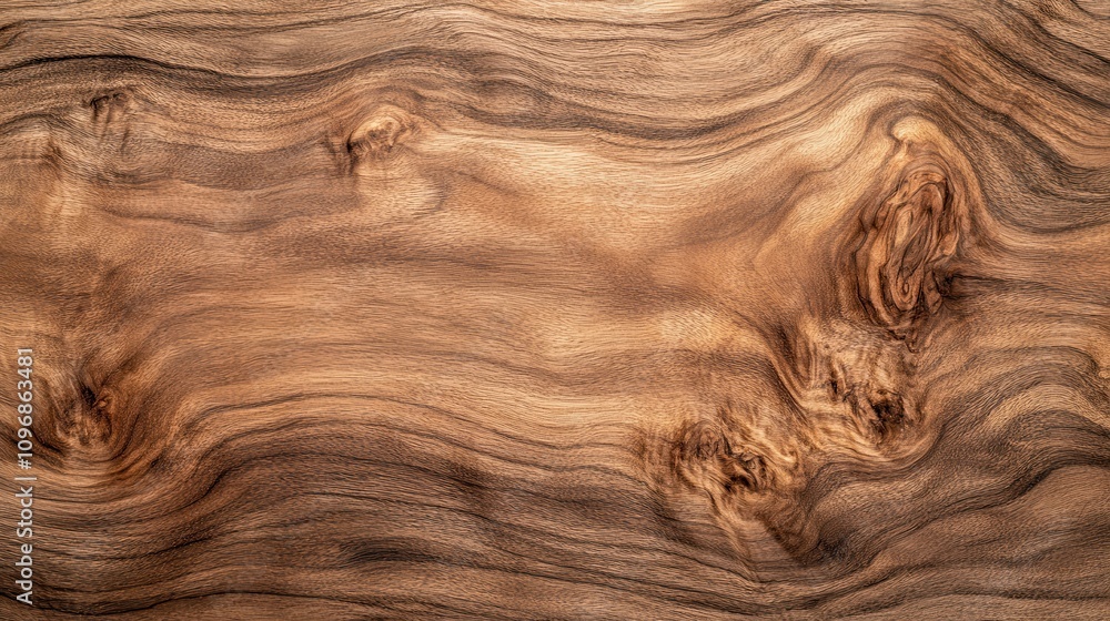 Aufkleber A close-up view of a beautiful wooden surface displaying intricate grain patterns and rich brown hues.