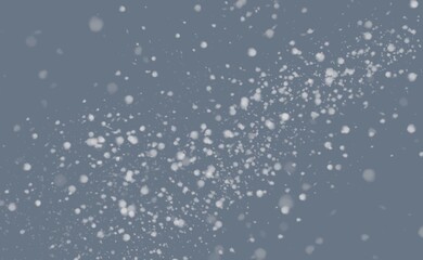 White snowflakes. Winter snow 
