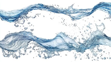 Fototapeta premium water waves in vectors