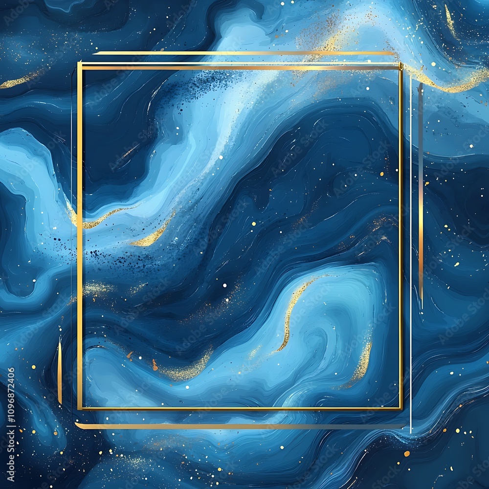 Aufkleber rectangle frame on abstract background vector