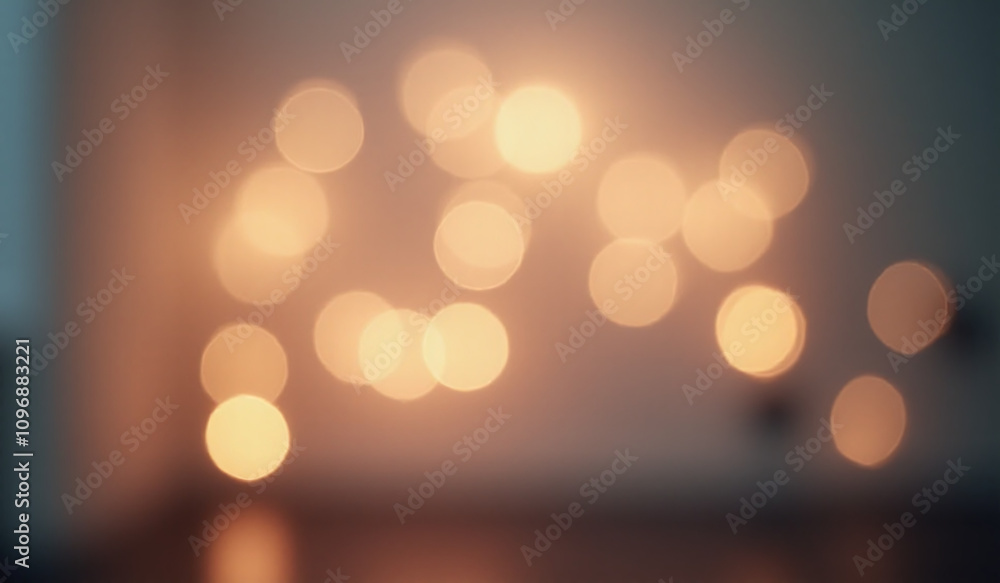 Poster soft abstract bokeh lights blend blur wall featuring gentle light gradient effect surrounding enviro
