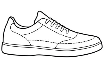 sketch line art, shoes icon, boots icon line art vector. EPS File