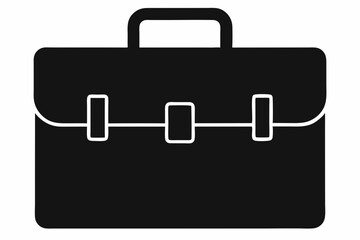 Briefcase icon vector, Suitcase symbol, Luggage Vector