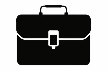 Briefcase icon vector, Suitcase symbol, Luggage Vector