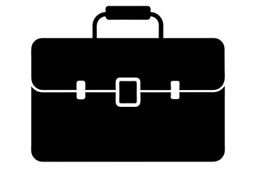 Briefcase icon vector, Suitcase symbol, Luggage Vector