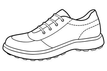 sketch line art, shoes icon, boots icon line art vector. EPS File