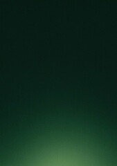 Obraz premium Dark green glowing grainy gradient background, noise texture effect, vertical background, copy space