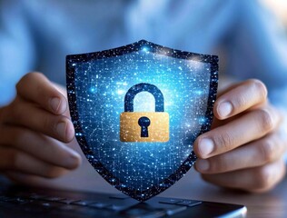 Technology cybersecurity and privacy concept