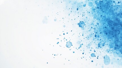 Minimalist abstract blue watercolor design for creative projects