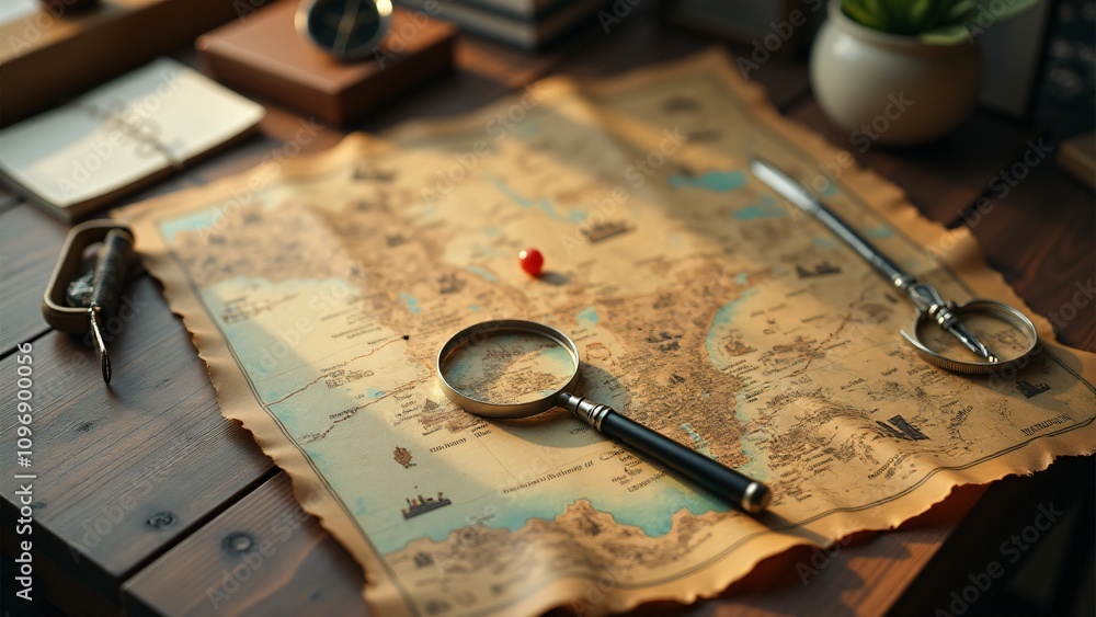 Poster a hand-drawn map with a red dot labeled 'you are here,' symbolizing belonging, placement, and being 