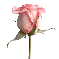Fototapeta premium A Single Pink Rose
