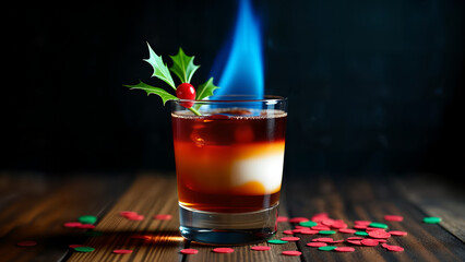 Festive B-52 Cocktail