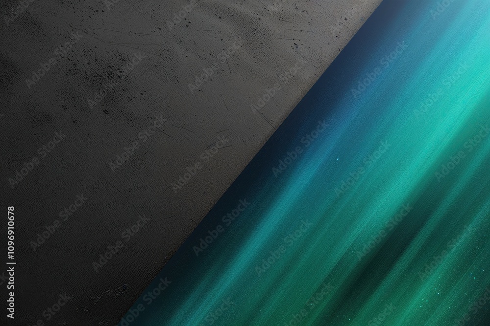Poster ethereal emerald and azure gradient background with textured charcoal surface for contemporary web d