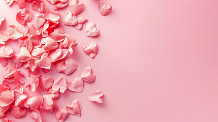 Fototapeta premium Valentine's Day concept featuring hearts and cups on a chalkboard background, creating a romantic and playful vibe.