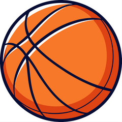basketball ball clipart cartoon Illustration drawing