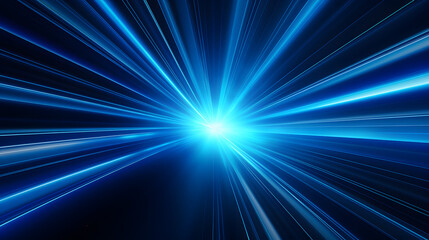 Radial blue light through the tunnel glowing in the darkness for print designs templates, Advertising materials, Email Newsletters, Header webs, e commerce signs retail shopping, advertisement busines