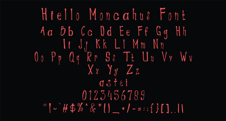 Give your designs an authentic brush handcrafted feel. “Hiello Moncahus” is perfectly suited to signature, stationery, logo, typography quotes, website header, branding and more.