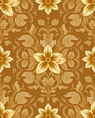 Obraz premium wallpaper with small flowers on the background.