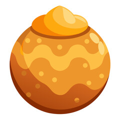 besan ladoo clipart cartoon Illustration drawing