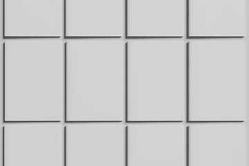 Blank magazine for mockup - 3D rendering
