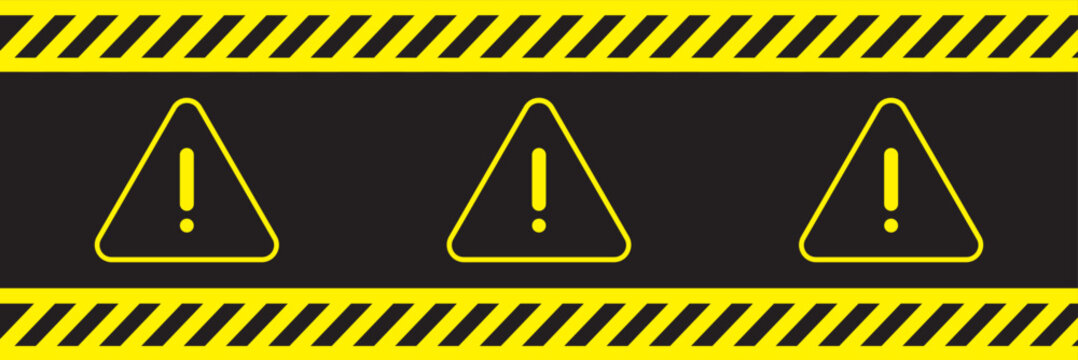 Warning yellow black diagonal stripes line. Safety stripe warning caution hazard danger road vector sign symbol for road alert in eps 10. 545