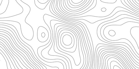 Topographic map. Geographic mountain relief.Abstract background wavy topographic line map.Vector illustration of topographic line contour map,Topography map art curve drawing. vector illustration.