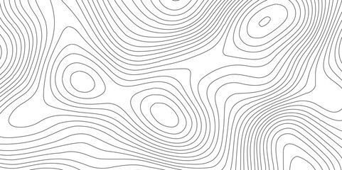 Topographic map. Geographic mountain relief.Abstract background wavy topographic line map.Vector illustration of topographic line contour map,Topography map art curve drawing. vector illustration.