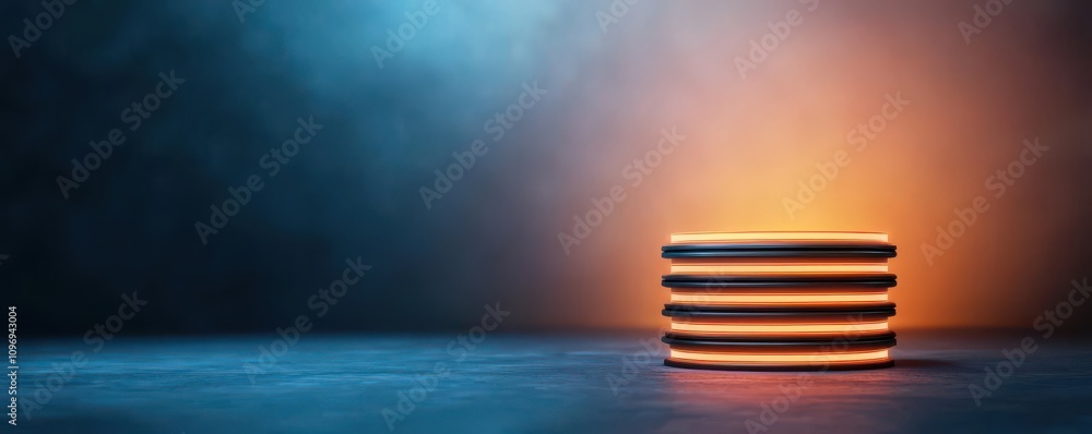 Poster register concept. verified record creation from registration form, animated glowing database icon, 3