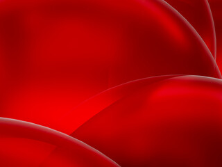 Abstract Red waves geometric background. Modern background design. gradient color. Fluid shapes composition. Fit for presentation design.