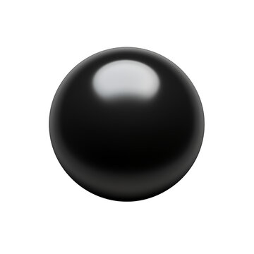 black ball transparent background