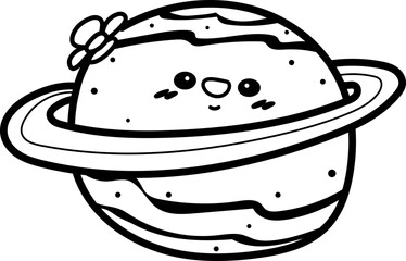 ring line cartoon icon