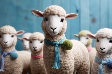 Charming Cool Lamb with Stylish Sunglasses and Playful Vibes