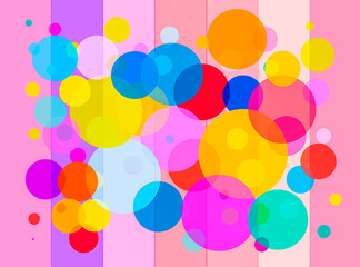 colorful balloons background