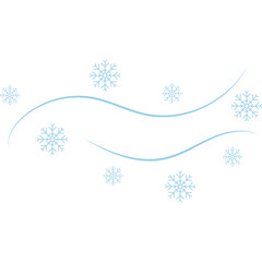 Winter Wind Blowing Snowflake