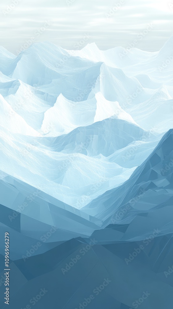 Poster an elegant composition unfolds with smooth gradients, blending various colors in a textural pattern 