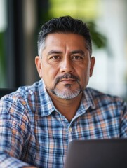 Fototapeta premium Determined Businessman at Work
