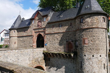 Burgtor auf Burg Friedberg in Hessen