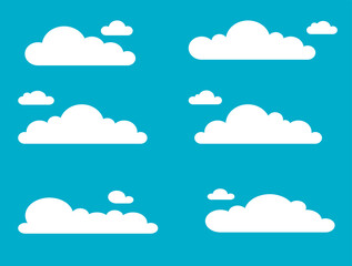 clouds seamless pattern