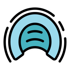 Wireless charger emitting radio waves, providing convenient and cable free charging for compatible devices