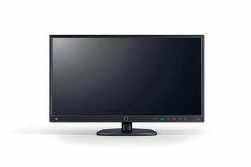 Fototapeta premium Black 3D Monitor Illustration