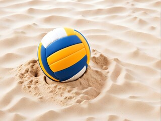 Obraz premium beach ball on the sand